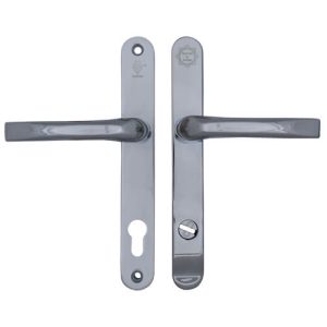 Mila Pro Secure TS007 2* Lever Lever UPVC Multipoint Door Handles - 92mm PZ Sprung 212mm Screw Centres