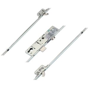 ERA Latch Deadbolt 2 Small Hooks Split Spindle Multipoint Door Lock - Option 1