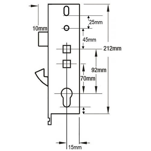 Yale Asgard Copy Gearbox - Lift Lever or Double Spindle