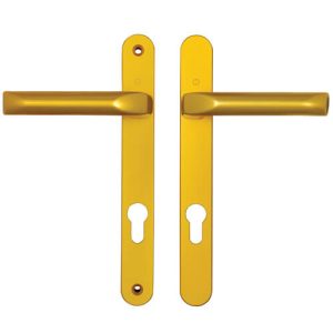 Hoppe Tokyo Lever Lever UPVC Multipoint Door Handles - 92mm PZ Unsprung 203mm Screw Centres