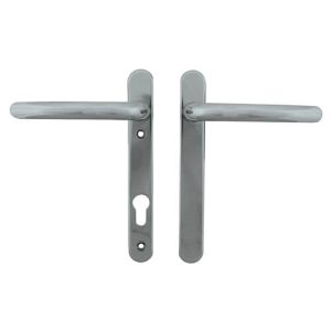 Fab & Fix Windsor Blank Lever Lever UPVC Multipoint Door Handles - 92mm PZ Sprung 122mm Screw Centres