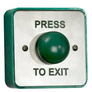 TSS Stainless Steel Standard Dome Exit Button Surface or Flush Mounted
