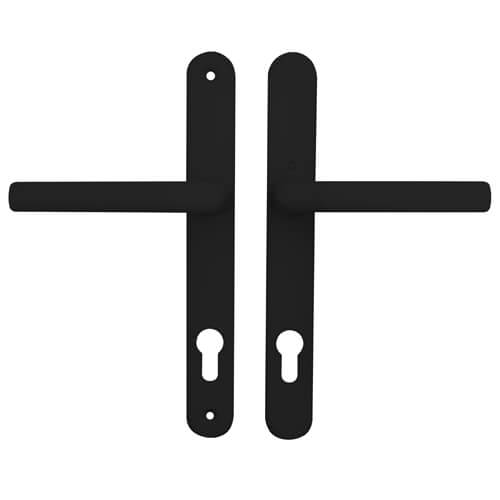 Hoppe Birmingham Sprung Lever Lever UPVC Multipoint Door Handles - 92mm PZ 215mm Screw Centres