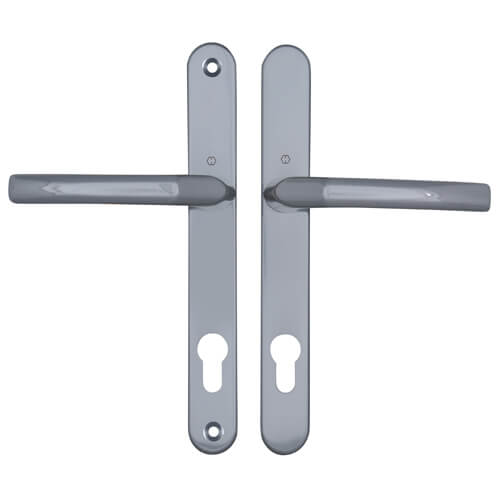 Hoppe Birmingham Sprung Lever Lever UPVC Multipoint Door Handles - 92mm PZ 215mm Screw Centres