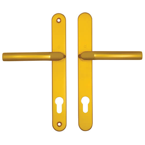 Hoppe Birmingham Sprung Lever Lever UPVC Multipoint Door Handles - 92mm PZ 215mm Screw Centres