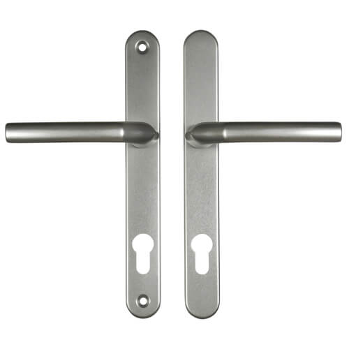 Hoppe Birmingham Sprung Lever Lever UPVC Multipoint Door Handles - 92mm PZ 215mm Screw Centres