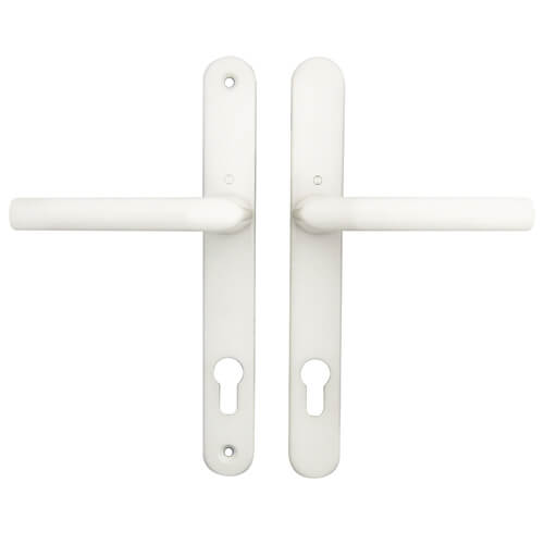 Hoppe Birmingham Sprung Lever Lever UPVC Multipoint Door Handles - 92mm PZ 215mm Screw Centres
