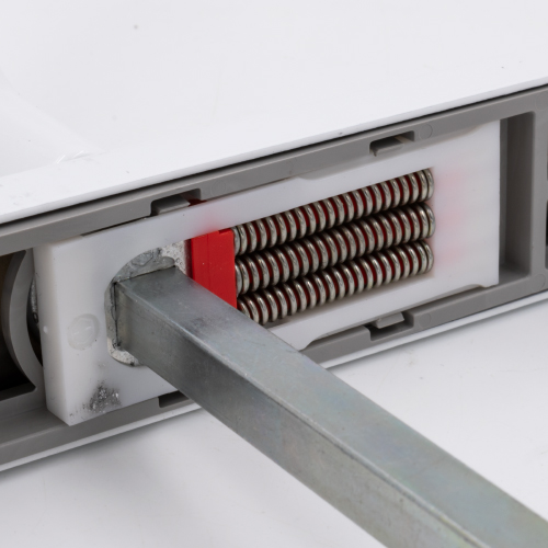 Hoppe Birmingham Sprung Lever Lever UPVC Multipoint Door Handles - 92mm PZ 215mm Screw Centres
