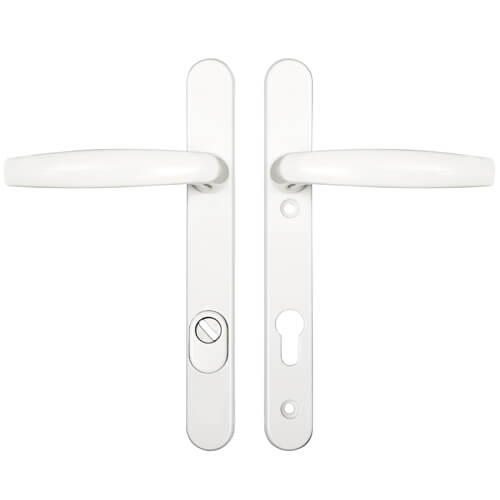 Hoppe Atlanta PAS24 Lever Lever UPVC Multipoint Door Handles - 92mm PZ Unsprung 122mm Screw Centres