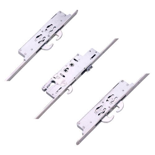 Ingenious Latch 5 Hooks Double Spindle Multipoint Door Lock