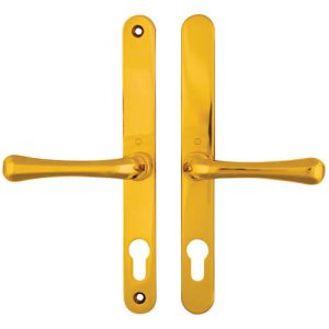 Hoppe/Fullex Lever Lever UPVC Multipoint Door Handles - 68mm PZ Sprung 215mm Screw Centres