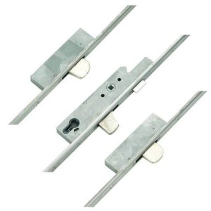 Sobinco Latch 3 Drop bolts 24mm Urail Faceplate Key Wind Operated Multipoint Door Lock