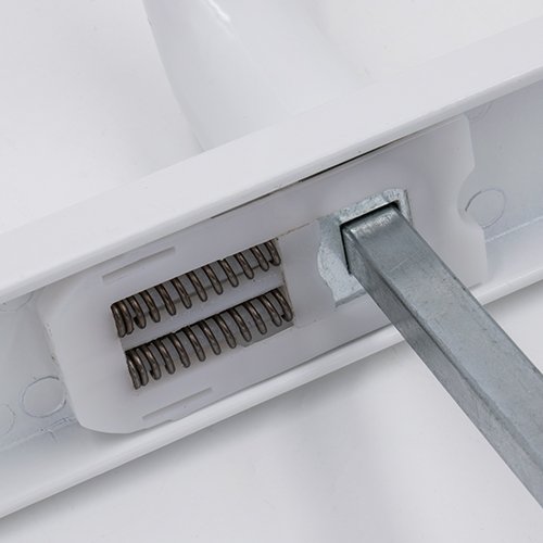 TSS Lever Lever UPVC Multipoint Door Handles - 68mm PZ Sprung 215mm Screw Centres