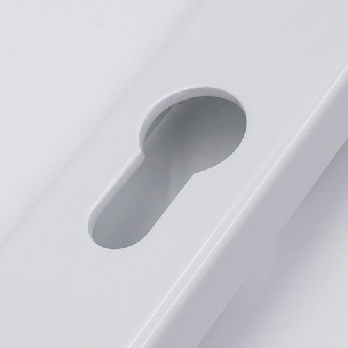 TSS Lever Lever UPVC Multipoint Door Handles - 68mm PZ Sprung 215mm Screw Centres