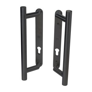 Coastal Group KM910B BLU Patio Sliding Door Handles Back To Back Euro Cut-Out (LEAD TIME: 2-3 DAYS)